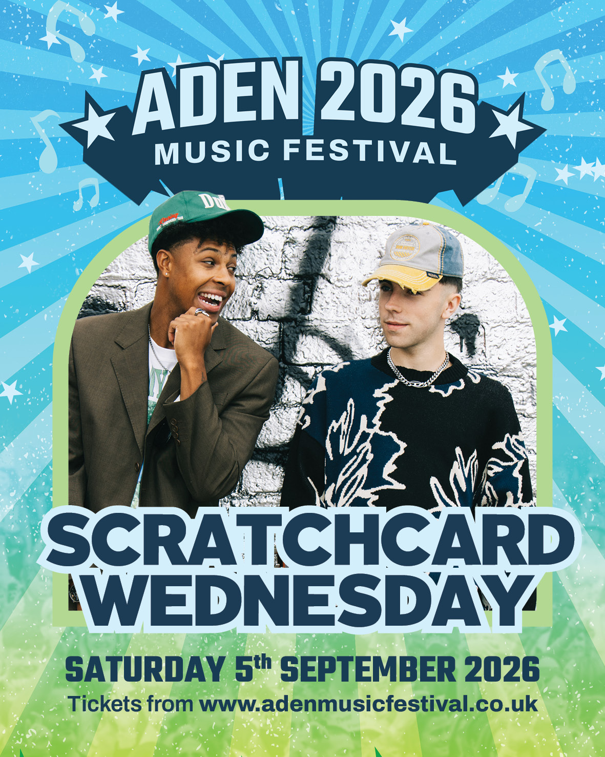 Scratchcard Wednesday performance at Aden Music Festival Aberdeesnshire